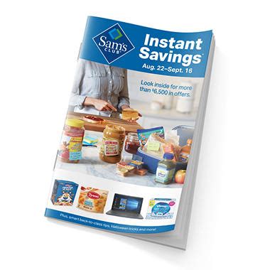 <b>Instant</b> <b>Savings</b>. . Sams club instant savings book